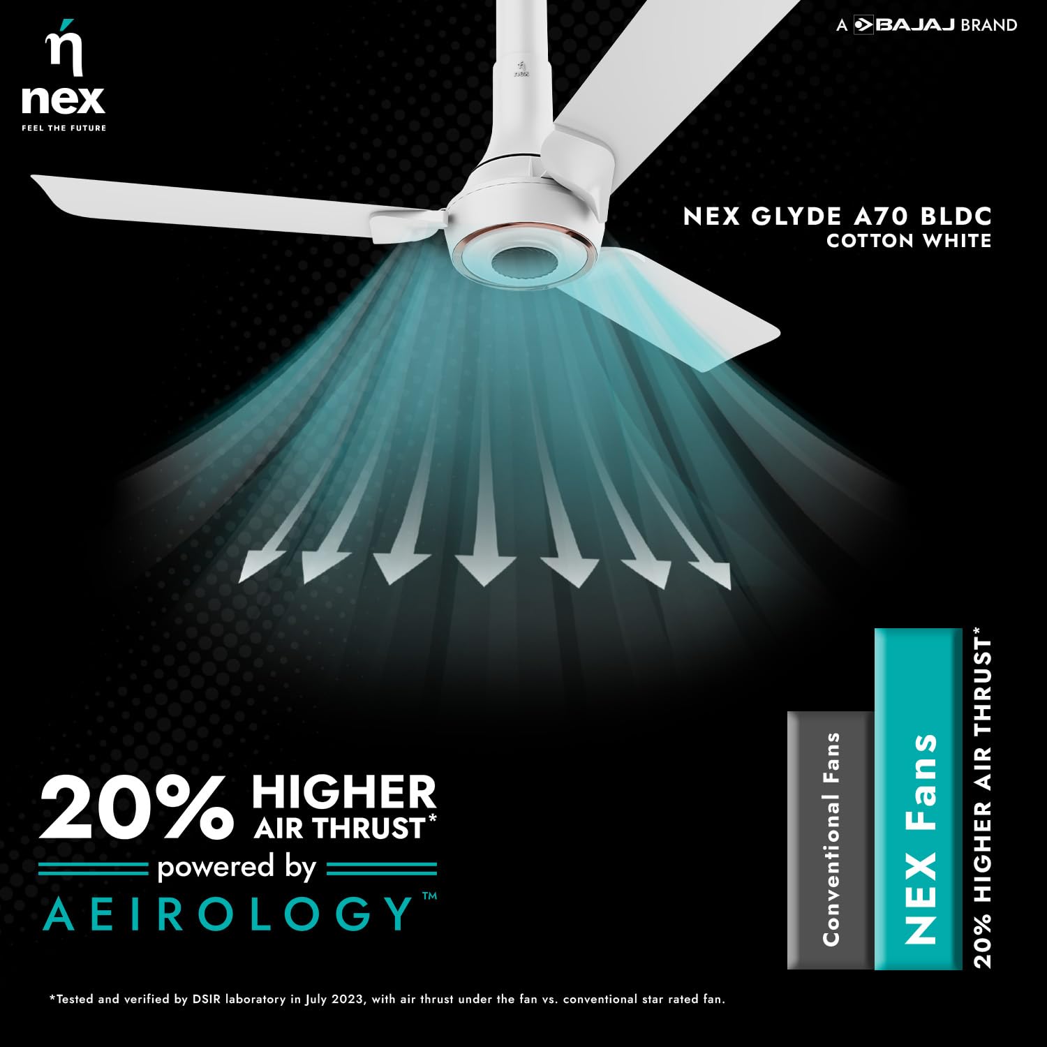 BAJAJ Glyde A70 BLDC Ceiling Fan खरीदने से पहले जानें इसके फायदे और स्पेसिफिकेशन